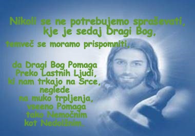 ZAKAJ SE NAM ZDI, DA DRAGI BOG MOLČI