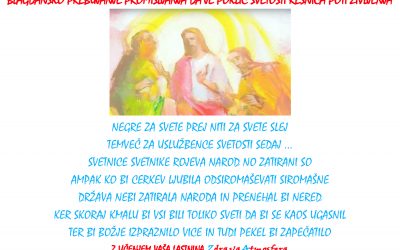 SLAVLJENJE VSEH SVETIH
